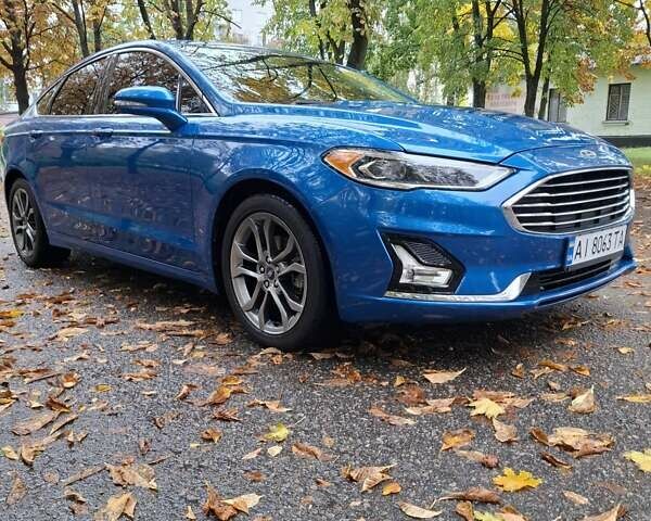 Форд Фьюжен 2018 у Белой Церкве на Automoto.ua Синій Форд Фьюжен, об'ємом двигуна 1.5 л та пробігом 98 тис. км за 13800 $, фото 3 на Automoto.ua