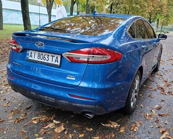 Форд Фьюжен 2018 у Белой Церкве на Automoto.ua Синій Форд Фьюжен, об'ємом двигуна 1.5 л та пробігом 98 тис. км за 13800 $, фото 2 на Automoto.ua