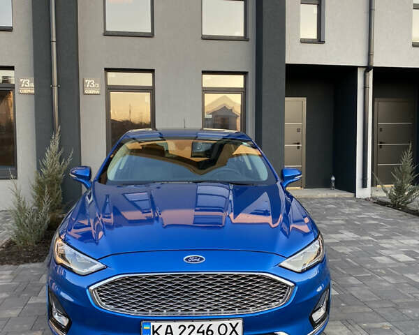 Форд Фьюжн 2019 в Киеве на Automoto.ua Синий Форд Фьюжн, объемом двигателя 2 л и пробегом 41 тыс. км за 24900 $, фото 30 на Automoto.ua