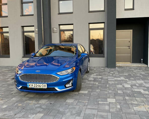 Форд Фьюжн 2019 в Киеве на Automoto.ua Синий Форд Фьюжн, объемом двигателя 2 л и пробегом 41 тыс. км за 24900 $, фото 41 на Automoto.ua