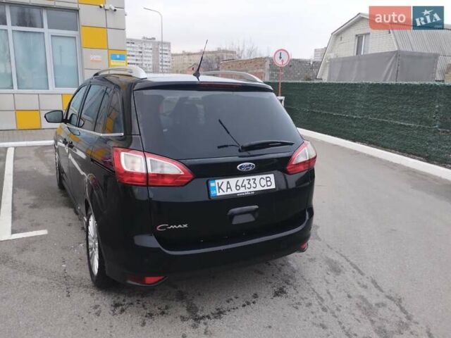Черный Форд Гранд С-макс, объемом двигателя 1.6 л и пробегом 255 тыс. км за 7700 $, фото 6 на Automoto.ua