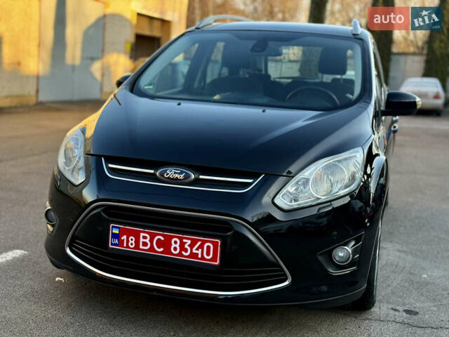 Черный Форд Гранд С-макс, объемом двигателя 1.6 л и пробегом 188 тыс. км за 7499 $, фото 1 на Automoto.ua