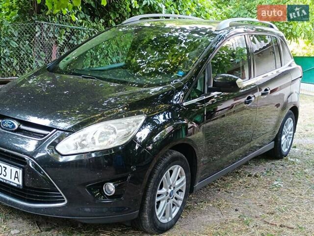 Черный Форд Гранд С-макс, объемом двигателя 2 л и пробегом 240 тыс. км за 8499 $, фото 1 на Automoto.ua