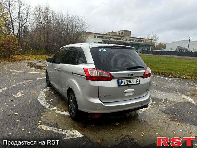 Серый Форд Гранд С-макс, объемом двигателя 1.6 л и пробегом 320 тыс. км за 8500 $, фото 6 на Automoto.ua