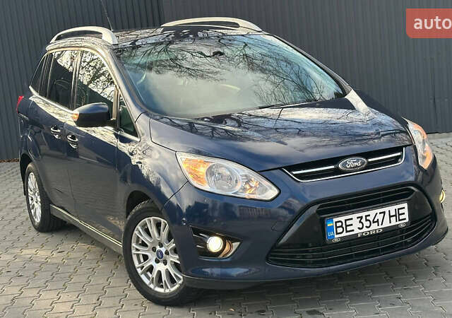 Синий Форд Гранд С-макс, объемом двигателя 1.6 л и пробегом 265 тыс. км за 7700 $, фото 1 на Automoto.ua