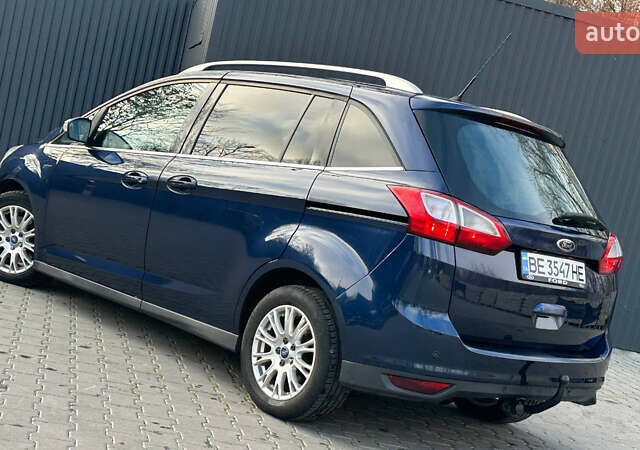 Синий Форд Гранд С-макс, объемом двигателя 1.6 л и пробегом 265 тыс. км за 7700 $, фото 12 на Automoto.ua
