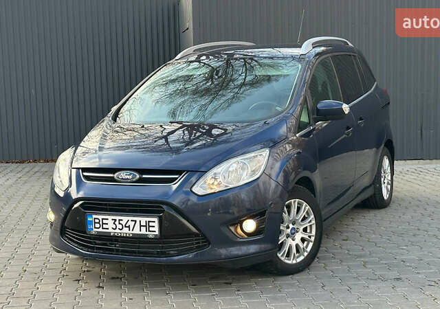 Синий Форд Гранд С-макс, объемом двигателя 1.6 л и пробегом 265 тыс. км за 7700 $, фото 4 на Automoto.ua