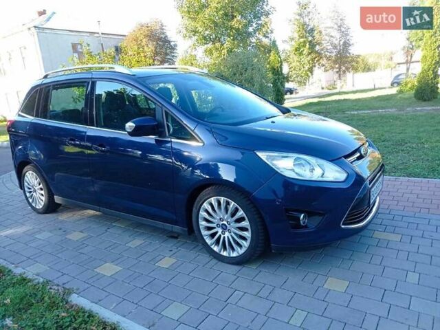 Синий Форд Гранд С-макс, объемом двигателя 1.6 л и пробегом 245 тыс. км за 6900 $, фото 7 на Automoto.ua
