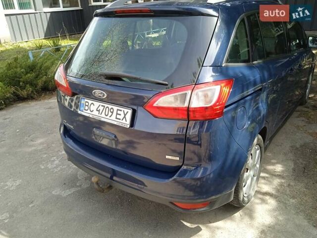Синий Форд Гранд С-макс, объемом двигателя 1.6 л и пробегом 256 тыс. км за 7500 $, фото 2 на Automoto.ua