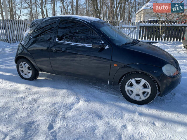 Черный Форд КА, объемом двигателя 1.3 л и пробегом 250 тыс. км за 1600 $, фото 3 на Automoto.ua