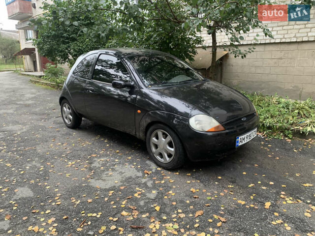 Черный Форд КА, объемом двигателя 1.3 л и пробегом 40 тыс. км за 1850 $, фото 1 на Automoto.ua