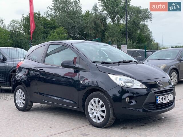 Черный Форд КА, объемом двигателя 1.2 л и пробегом 86 тыс. км за 4999 $, фото 4 на Automoto.ua