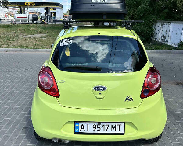 Зеленый Форд КА, объемом двигателя 1.24 л и пробегом 175 тыс. км за 3990 $, фото 1 на Automoto.ua