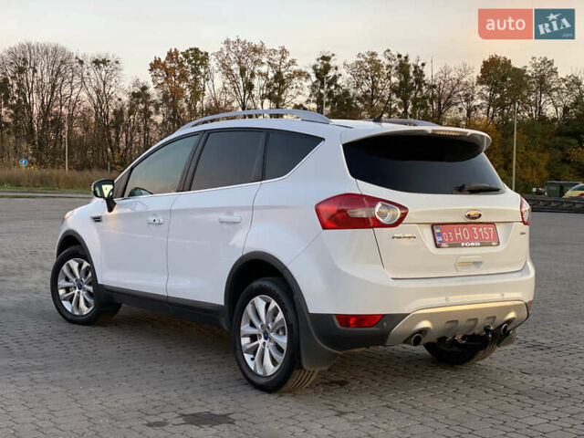 Форд Куга 2011 в Радивилове на Automoto.ua Белый Форд Куга, объемом двигателя 2 л и пробегом 257 тыс. км за 9950 $, фото 3 на Automoto.ua
