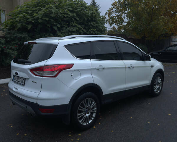 Форд Куга 2013 в Полтаве на Automoto.ua Белый Форд Куга, объемом двигателя 2 л и пробегом 253 тыс. км за 11500 $, фото 10 на Automoto.ua