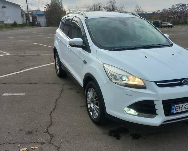 Белый Форд Куга, объемом двигателя 2 л и пробегом 123 тыс. км за 13200 $, фото 1 на Automoto.ua