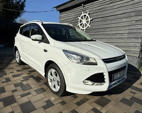 Форд Куга 2014 в Славском на Automoto.ua Белый Форд Куга, объемом двигателя 2 л и пробегом 123 тыс. км за 15600 $, фото 5 на Automoto.ua