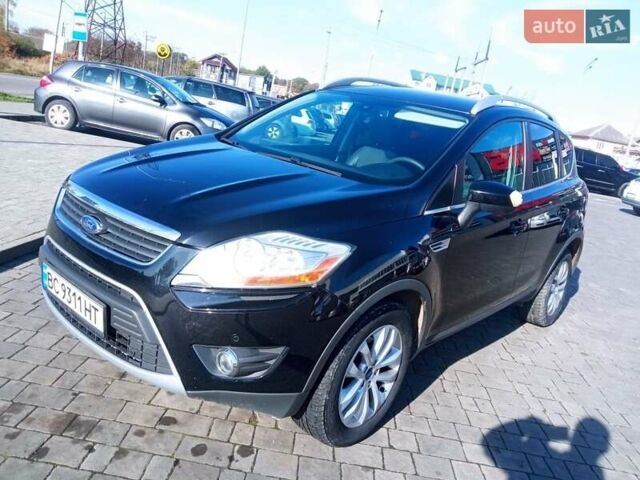Черный Форд Куга, объемом двигателя 2 л и пробегом 245 тыс. км за 10400 $, фото 1 на Automoto.ua