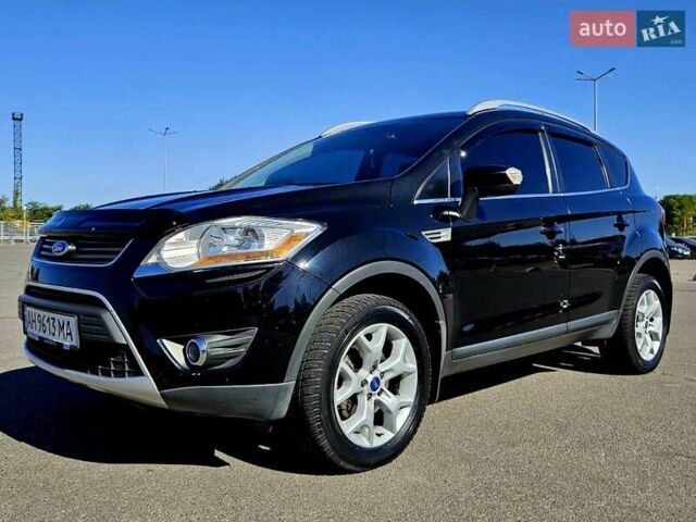 Чорний Форд Куга, об'ємом двигуна 2 л та пробігом 180 тис. км за 10500 $, фото 1 на Automoto.ua