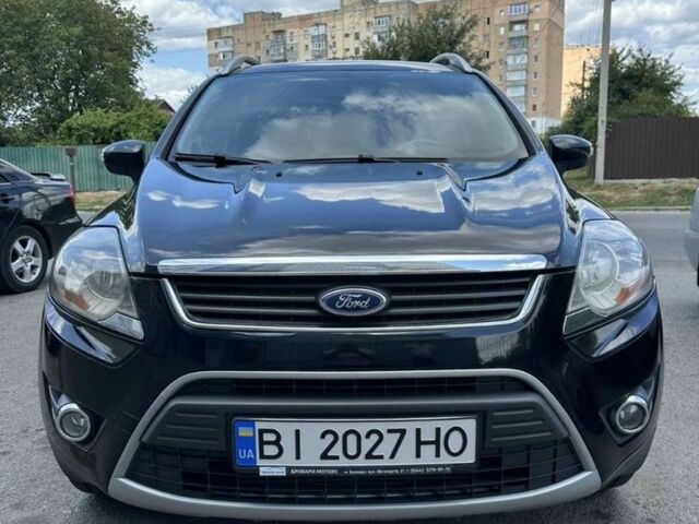 Черный Форд Куга, объемом двигателя 2 л и пробегом 220 тыс. км за 9600 $, фото 1 на Automoto.ua
