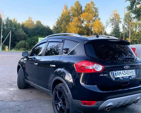 Черный Форд Куга, объемом двигателя 2 л и пробегом 190 тыс. км за 10700 $, фото 2 на Automoto.ua