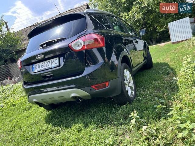 Черный Форд Куга, объемом двигателя 2 л и пробегом 270 тыс. км за 9500 $, фото 7 на Automoto.ua