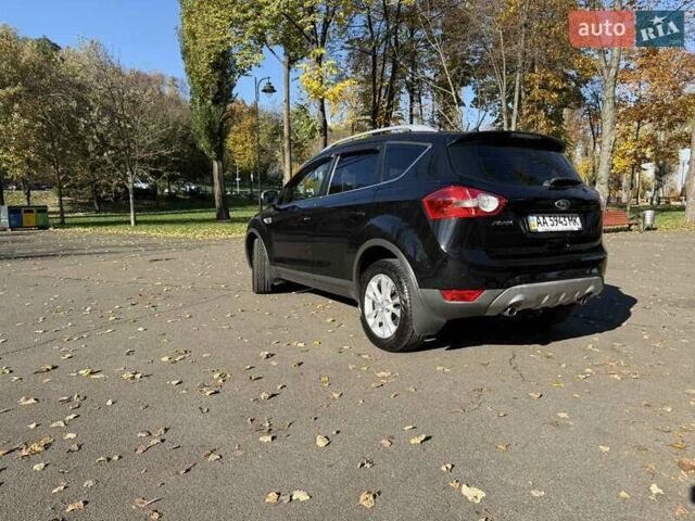 Черный Форд Куга, объемом двигателя 2 л и пробегом 195 тыс. км за 10150 $, фото 7 на Automoto.ua