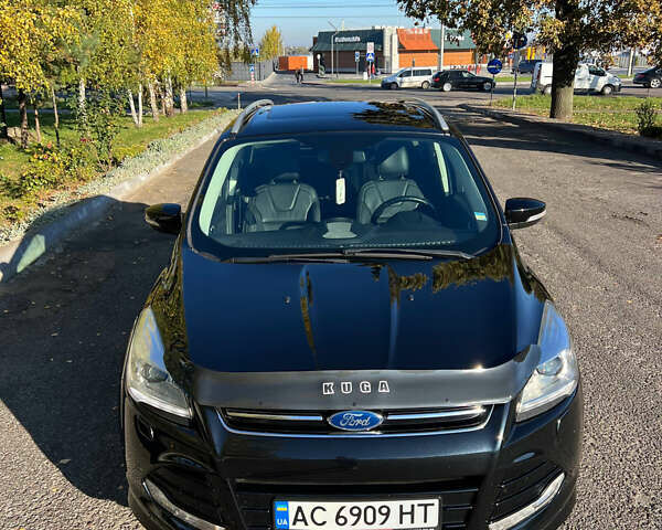 Черный Форд Куга, объемом двигателя 2 л и пробегом 217 тыс. км за 16999 $, фото 19 на Automoto.ua