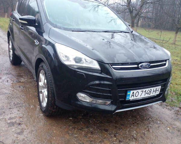 Черный Форд Куга, объемом двигателя 2 л и пробегом 231 тыс. км за 14500 $, фото 1 на Automoto.ua