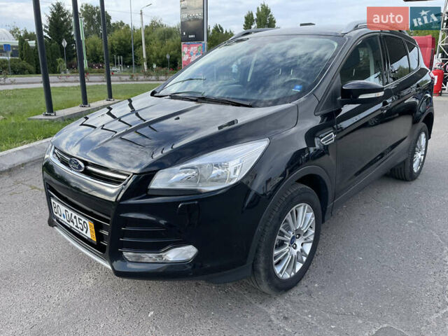 Черный Форд Куга, объемом двигателя 2 л и пробегом 164 тыс. км за 13990 $, фото 6 на Automoto.ua