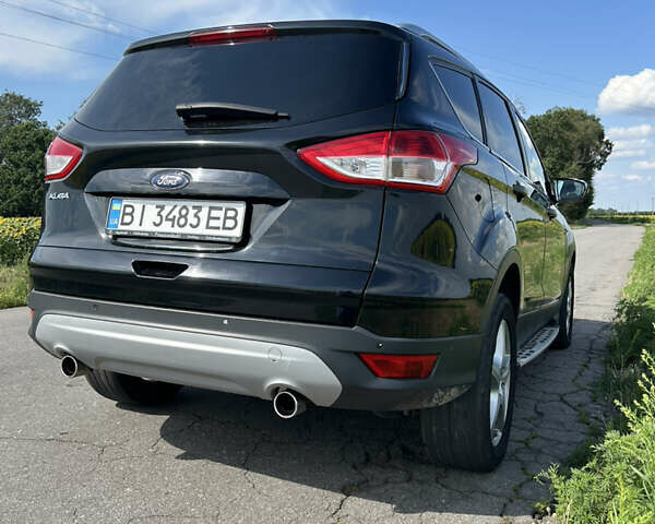 Черный Форд Куга, объемом двигателя 2 л и пробегом 160 тыс. км за 13500 $, фото 1 на Automoto.ua