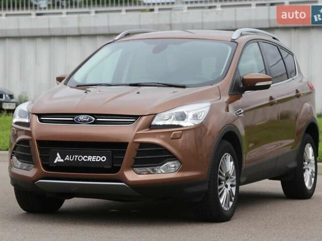 Коричневий Форд Куга, об'ємом двигуна 2 л та пробігом 104 тис. км за 13700 $, фото 2 на Automoto.ua