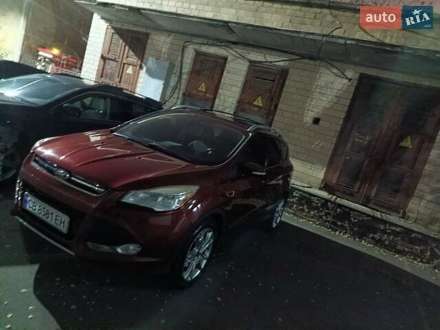 Красный Форд Куга, объемом двигателя 1.6 л и пробегом 157 тыс. км за 14400 $, фото 8 на Automoto.ua