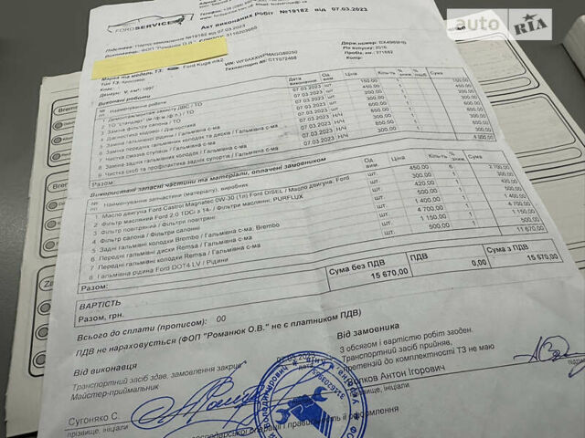 Форд Куга, об'ємом двигуна 2 л та пробігом 286 тис. км за 14400 $, фото 48 на Automoto.ua