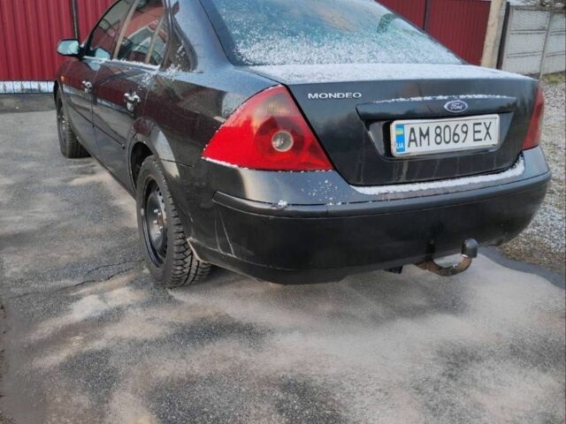 Черный Форд Мондео, объемом двигателя 2 л и пробегом 397 тыс. км за 3300 $, фото 3 на Automoto.ua