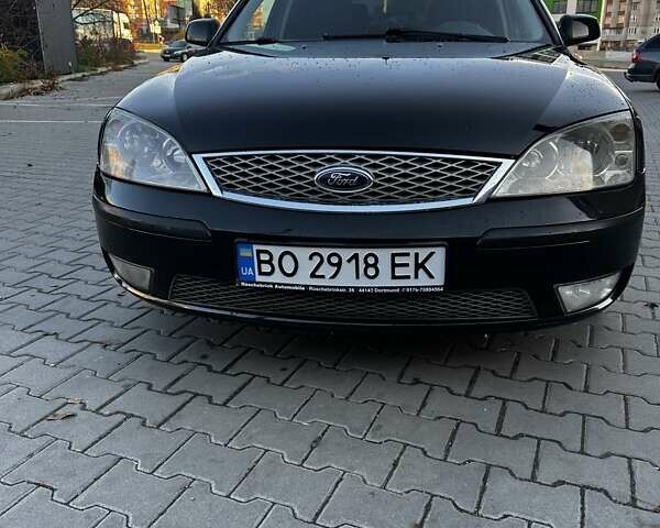Черный Форд Мондео, объемом двигателя 2 л и пробегом 323 тыс. км за 4250 $, фото 1 на Automoto.ua