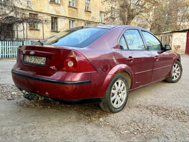 Красный Форд Мондео, объемом двигателя 2 л и пробегом 280 тыс. км за 1450 $, фото 3 на Automoto.ua