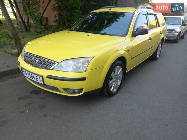 Желтый Форд Мондео, объемом двигателя 2.5 л и пробегом 430 тыс. км за 4100 $, фото 5 на Automoto.ua