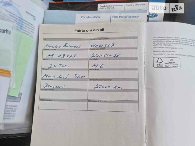 Сірий Форд Мондео, об'ємом двигуна 2 л та пробігом 254 тис. км за 9000 $, фото 89 на Automoto.ua