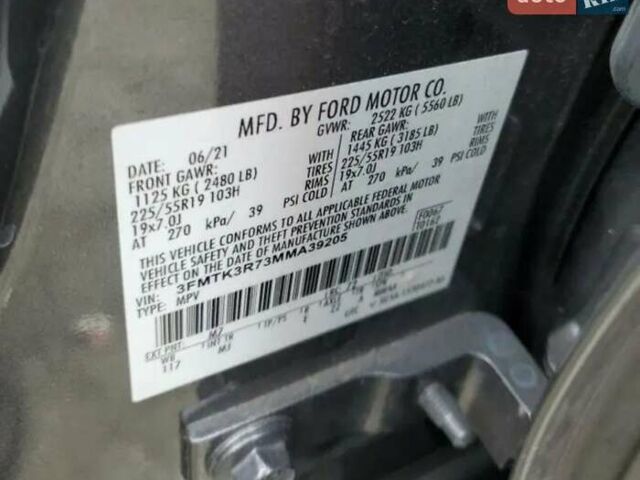 Белый Форд Mustang Mach-E, объемом двигателя 0 л и пробегом 8 тыс. км за 35000 $, фото 33 на Automoto.ua