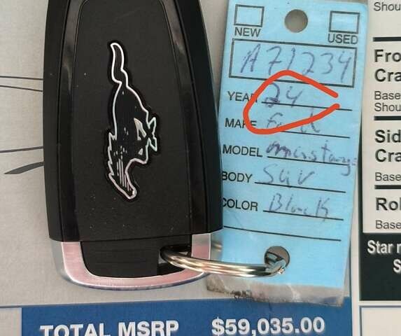 Черный Форд Mustang Mach-E, объемом двигателя 0 л и пробегом 9 тыс. км за 26777 $, фото 27 на Automoto.ua