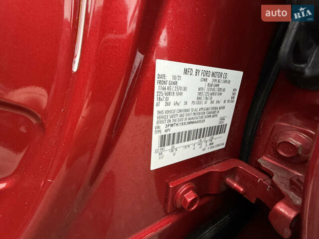 Червоний Форд Mustang Mach-E, об'ємом двигуна 0 л та пробігом 54 тис. км за 25990 $, фото 19 на Automoto.ua