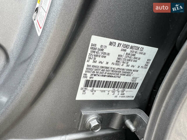 Форд Mustang Mach-E 2021 в Луцке на Automoto.ua Серый Форд Mustang Mach-E, объемом двигателя 0 л и пробегом 36 тыс. км за 22200 $, фото 11 на Automoto.ua