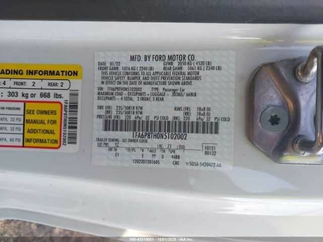 Білий Форд Мустанг, об'ємом двигуна 2.3 л та пробігом 88 тис. км за 7000 $, фото 8 на Automoto.ua