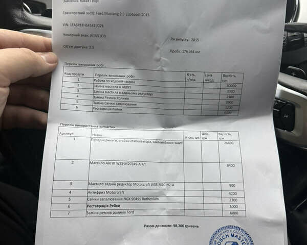 Черный Форд Мустанг, объемом двигателя 2.26 л и пробегом 180 тыс. км за 12000 $, фото 97 на Automoto.ua