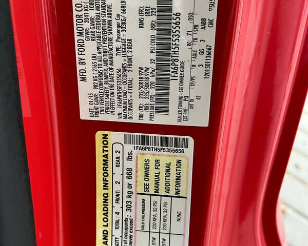 Красный Форд Мустанг, объемом двигателя 2.3 л и пробегом 175 тыс. км за 17500 $, фото 39 на Automoto.ua