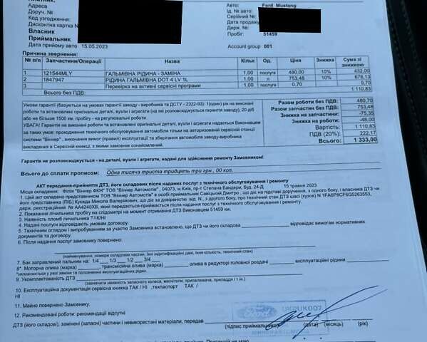 Сірий Форд Мустанг, об'ємом двигуна 5 л та пробігом 51 тис. км за 34500 $, фото 63 на Automoto.ua