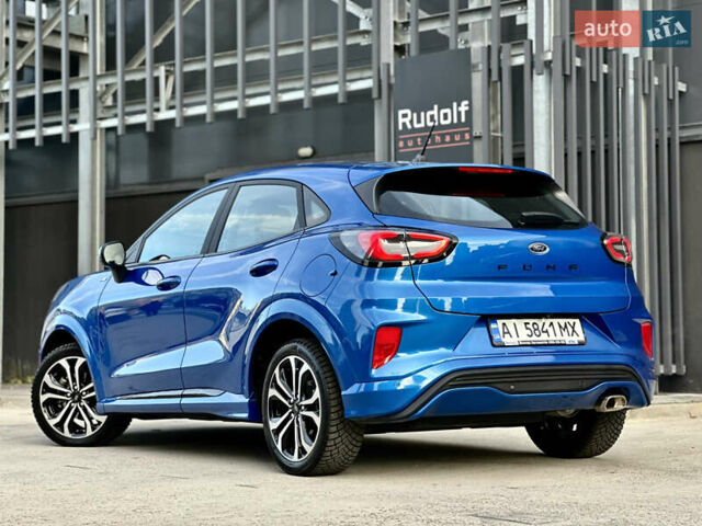 Синий Форд Пума, объемом двигателя 1 л и пробегом 44 тыс. км за 17500 $, фото 8 на Automoto.ua