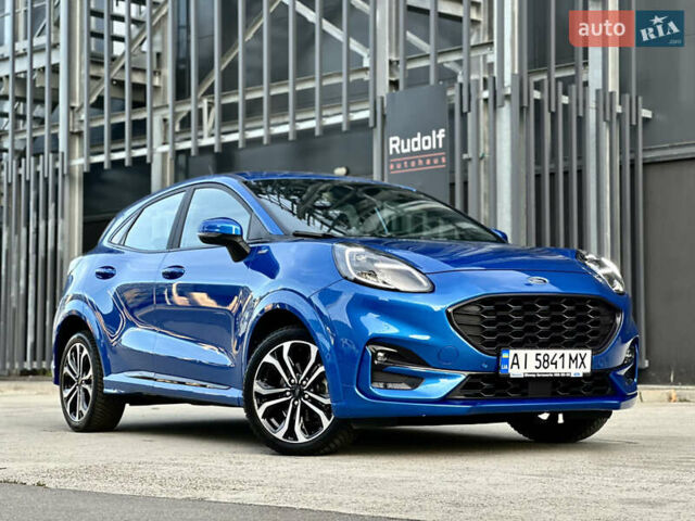 Синий Форд Пума, объемом двигателя 1 л и пробегом 44 тыс. км за 17500 $, фото 5 на Automoto.ua