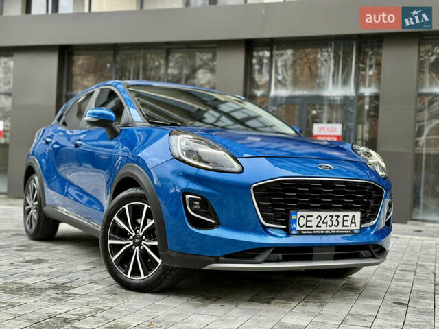 Синий Форд Пума, объемом двигателя 1 л и пробегом 43 тыс. км за 18600 $, фото 2 на Automoto.ua